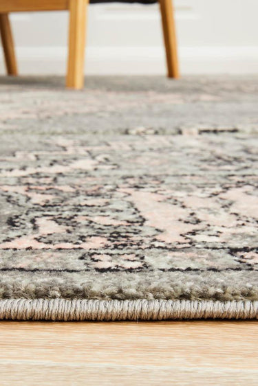 Stacie Vintage Pink & Grey Rug